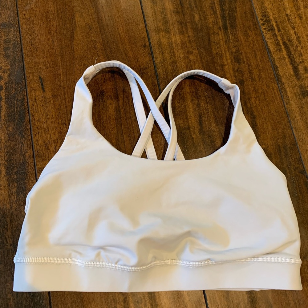 Lululemon work out bra, white
